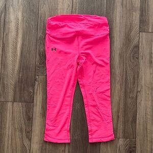 Under Armour womens Neon Pink Leggings size small
Breast cancer awareness
